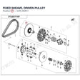 FIXED SHEAVE, DRIVEN PULLEY product image