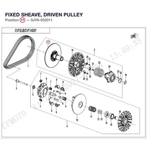 FIXED SHEAVE, DRIVEN PULLEY product image
