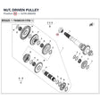 NUT, DRIVEN PULLEY product image