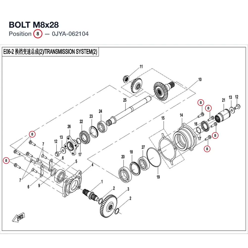 BOLT M8x28 product image