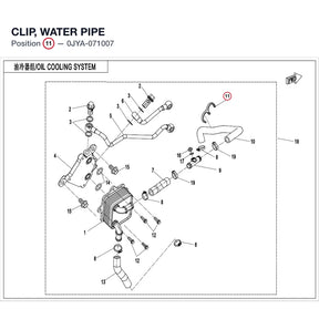 CLIP, WATER PIPE product image