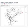 WATER OUTLET PIEP 2, OIL COLLER product image