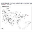 WATER OUTLET PIPE 2,OIL COOLER REPL BY 0JYA-071008-10000 product image