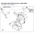 AIR FILTER ASSY REPL BY 0JYA-110000-20002 product image