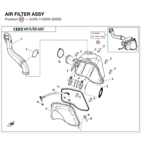 AIR FILTER ASSY product image