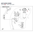 AIR FILTER COVER product image