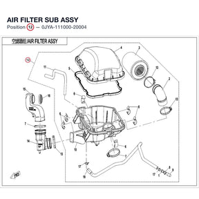 AIR FILTER SUB ASSY product image