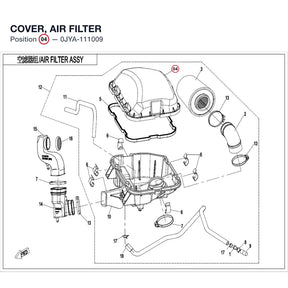 COVER, AIR FILTER product image
