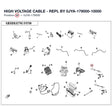 HIGH VOLTAGE CABLE - REPL BY 0JYA-179000-10000 product image
