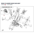 REAR CYLINDER HEAD SUB ASSY product image