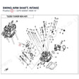 SWING ARM SHAFT, INTAKE product image