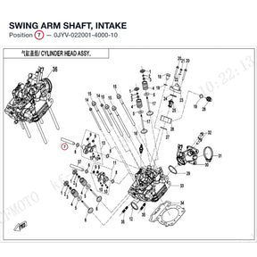 SWING ARM SHAFT, INTAKE product image