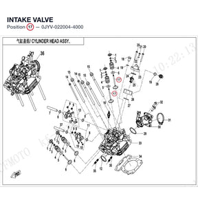 INTAKE VALVE product image