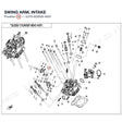 SWING ARM, INTAKE product image