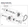WEIGHT SLIDER ASSY product image