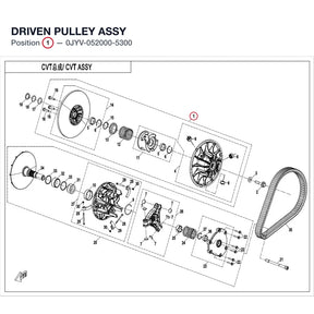 DRIVEN PULLEY ASSY product image