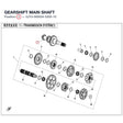 GEARSHIFT MAIN SHAFT product image