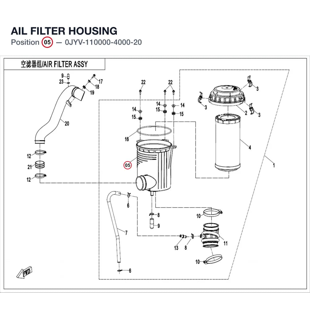 AIL FILTER HOUSING product image