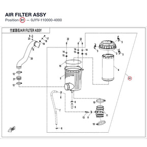 AIR FILTER ASSY product image