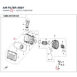 AIR FILTER ASSY product image