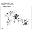 AIR FILTER INLET PIPE product image