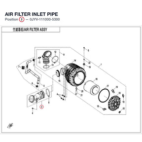 AIR FILTER INLET PIPE product image