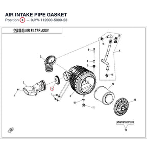 AIR INTAKE PIPE GASKET product image