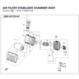 AIR FILTER STABILIZER CHAMBER ASSY product image