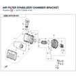 AIR FILTER STABILIZER CHAMBER BRACKET product image