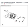 AUXILIARY INTAKE MANIFOLD - WHEN STOCK IS 0 THIS ITEM IS NO LONGER AVAILABLE product image