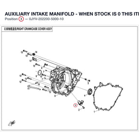 AUXILIARY INTAKE MANIFOLD - WHEN STOCK IS 0 THIS ITEM IS NO LONGER AVAILABLE product image