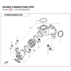 INTAKE CONNECTING PIPE product image