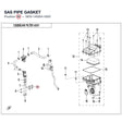 SAS PIPE GASKET product image