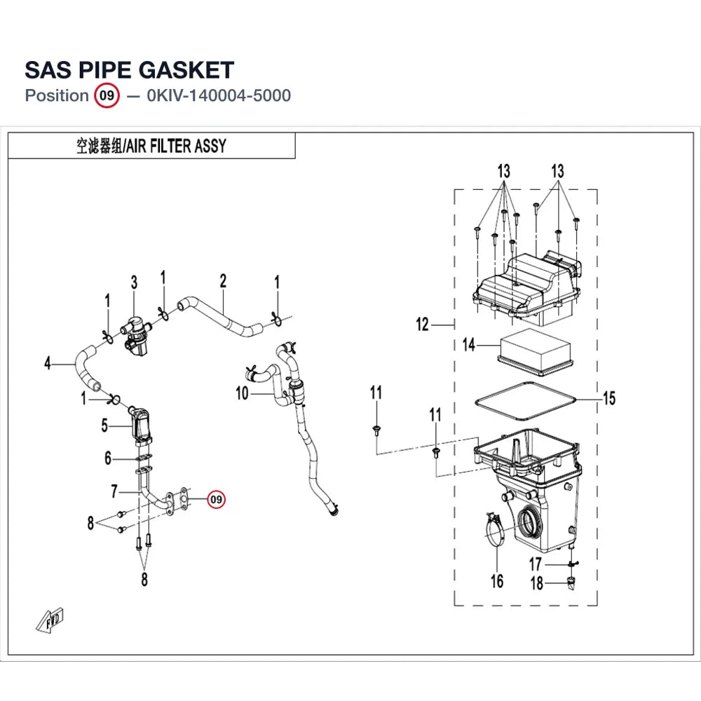 SAS PIPE GASKET product image