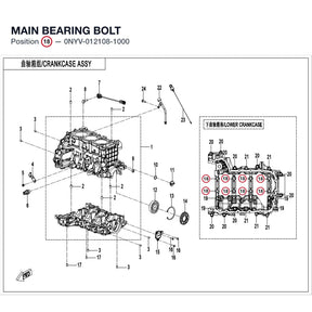 MAIN BEARING BOLT product image