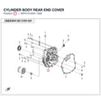 CYLINDER BODY REAR END COVER product image