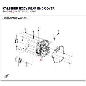 CYLINDER BODY REAR END COVER product image