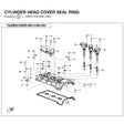 CYLINDER HEAD COVER SEAL RING product image