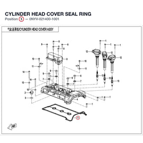 CYLINDER HEAD COVER SEAL RING product image