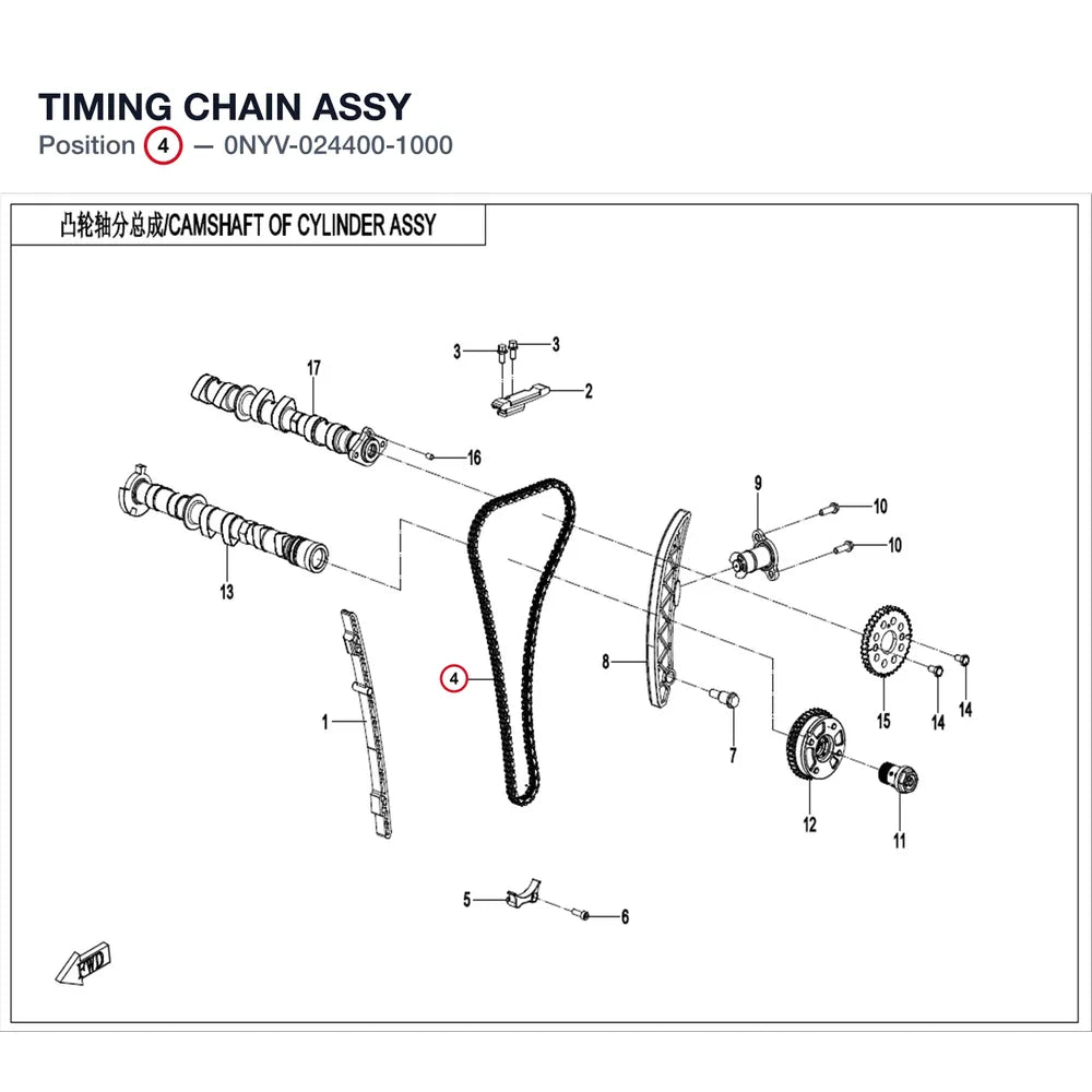 TIMING CHAIN ASSY product image