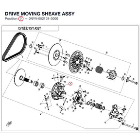 DRIVE MOVING SHEAVE ASSY product image