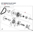 CVT DRIVEN PULLEY ASSY product image