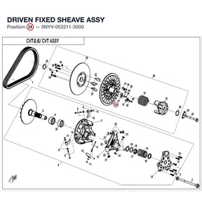 DRIVEN FIXED SHEAVE ASSY product image
