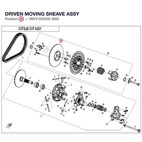 DRIVEN MOVING SHEAVE ASSY product image