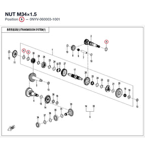 NUT M34×1.5 product image