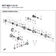 NUT M34×1.5×15 product image