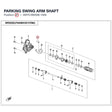 PARKING SWING ARM SHAFT product image