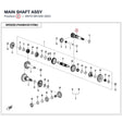 MAIN SHAFT ASSY product image
