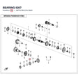 BEARING 6207 product image