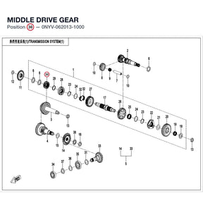 MIDDLE DRIVE GEAR product image